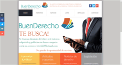 Desktop Screenshot of buenderecho.com